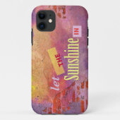 Bericht op een muur Case-Mate iPhone case (Achterkant)