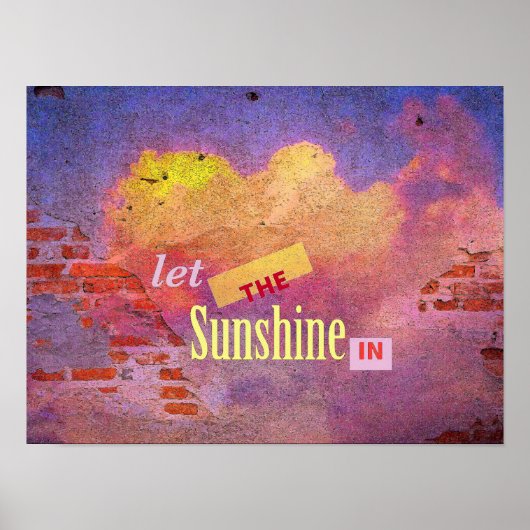 Bericht op een muur poster (Voorkant)