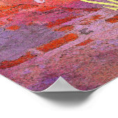 Bericht op een muur poster (Hoek)