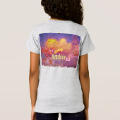 Bericht op een muur t-shirt (Achterkant)
