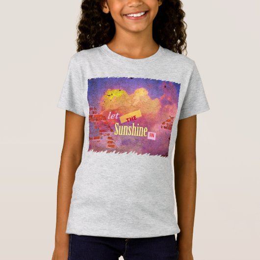 Bericht op een muur t-shirt (Voorkant)