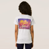 Bericht op een muur t-shirt (Achterkant volledig)