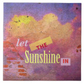 Bericht op een Muur Tegeltje (Voorkant)