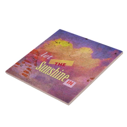 Bericht op een Muur Tegeltje (Zijkant)