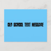 Bericht "oude school" briefkaart (Voorkant)