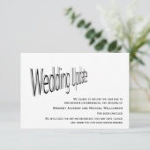 Bericht over bruiloftsannulering save the date (Staand voorkant)