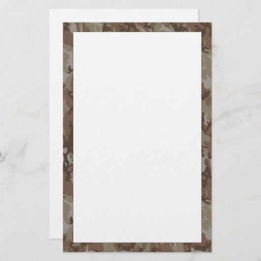 Bericht over Camo Briefpapier (Voorkant / Achterkant)