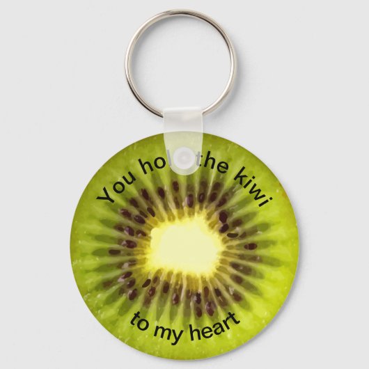 Bericht over Funny Kiwi Food Pun Sleutelhanger (Voorkant)