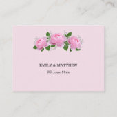 Bericht over het buitenaardse roze rozen advieskaart (Achterkant)