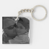 Bericht over moderne vaders dag Retro Pattern Sleutelhanger (Achterkant)