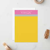 Bericht over oude schooltekst bij Potcil Notecard Notitiekaartje (Voorkant / Achterkant in situ)