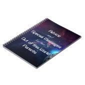 Bericht over ruimtespecifiek en adviesnotebook notitieboek (Linkerzijde)