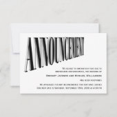 Bericht over uitgestelde bruiloft save the date (Voorkant)