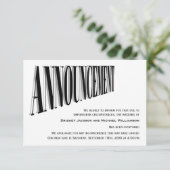 Bericht over uitgestelde bruiloft save the date (Staand voorkant)