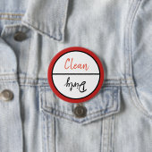 Bericht over vuilnisbak en vuilnisbak ronde button 7,6 cm (In situ)