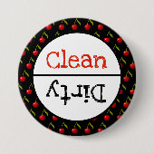 Bericht over vuilnisbak en vuilnisbak ronde button 7,6 cm (Voorkant)