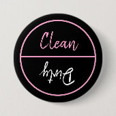 Bericht over vuilnisbak en vuilnisbak ronde button 7,6 cm (Voorkant)