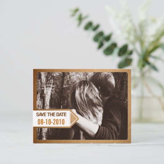 Bericht per post De Kaart Datum opslaan (Staand voorkant)