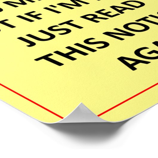 Bericht Poster (Hoek)