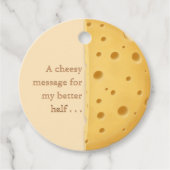  bericht Romantische Humor Bedankjes Labels (Voorkant)