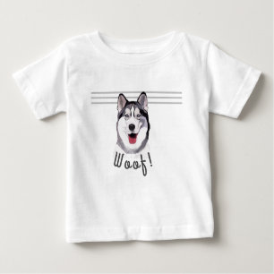 Bericht Siberian Husky Baby T-Shirt personaliseren