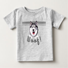 Bericht Siberian Husky Baby T-Shirt personaliseren