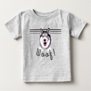 Bericht Siberian Husky Baby T-Shirt personaliseren