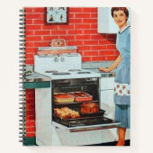 Bericht toevoegen Retro  Recept Notitieboek (Voorkant)