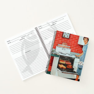 Bericht toevoegen Retro  Recept Notitieboek