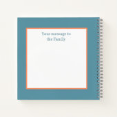 Bericht toevoegen Retro  Recept Notitieboek (Achterkant)