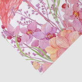 bericht toevoegen roze flamingo strandfeest tissue tissuepapier (Detail)