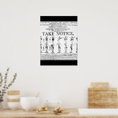 Bericht van aanwerving voor het leger gebruikt tij poster (Keuken)