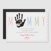 Bericht van de Bump-echo 1e Moederdag Magnetische Uitnodiging (Voorkant / Achterkant)