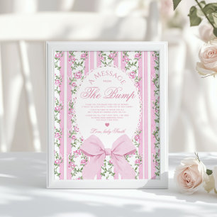 Bericht van de bump Love Shack Baby shower Poster
