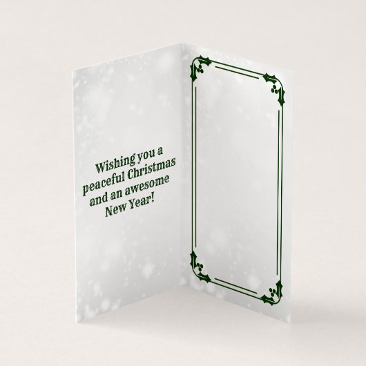 Bericht van de Kerstman - de Nice kaarten van de V (Binnen)