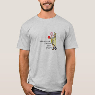 Bericht van de paus t-shirt
