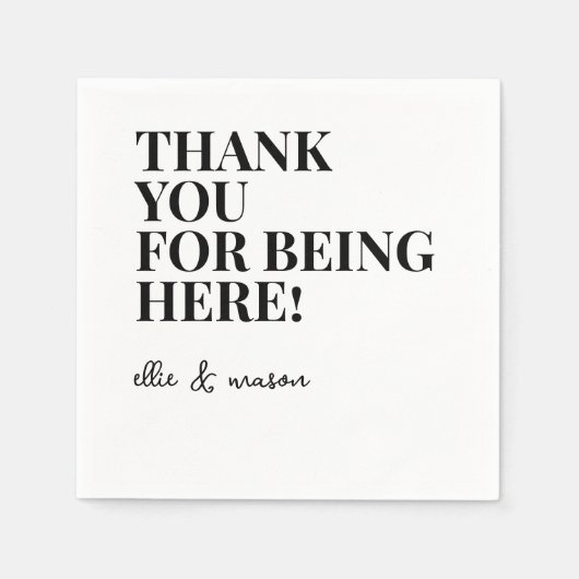 Bericht van het stel | Weddenschap Servet (Voorkant)