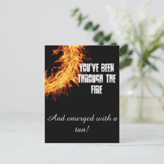 bericht van Inspirerend overlevende Briefkaart (Staand voorkant)