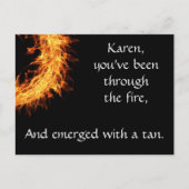 bericht van Inspirerend overlevende Briefkaart (Voorkant)