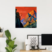 "Bericht van Shambala" van Nicholas Roerich Poster (Thuiskantoor)