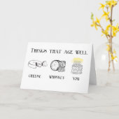  bericht Verjaardagsleeftijd slechts een nummer. Kaart (Gele Bloem)