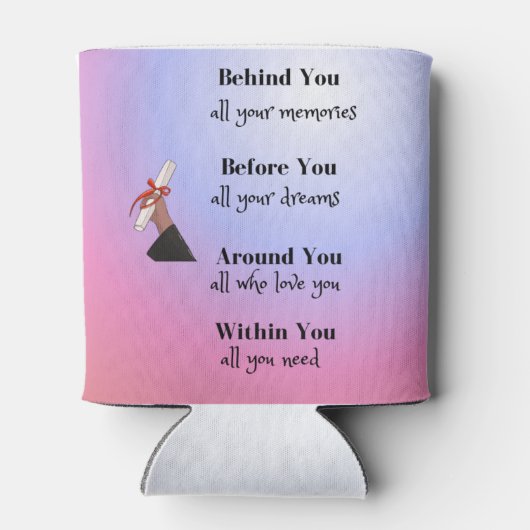 Bericht voor afstuderen op een koelbox blikjeskoeler (Achterkant)