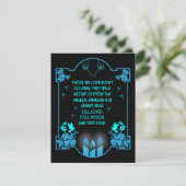 Bericht voor condoleanceondersteuning (Staand voorkant)