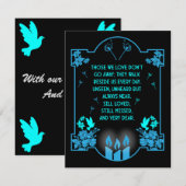 Bericht voor condoleanceondersteuning (Voorkant / Achterkant)