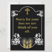 Bericht voor condoleanceondersteuning (Voorkant)