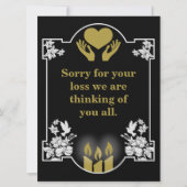 Bericht voor condoleanceondersteuning (Voorkant)