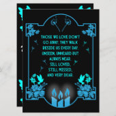 Bericht voor condoleanceondersteuning (Voorkant / Achterkant)