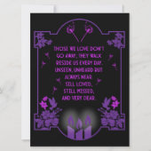 Bericht voor condoleanceondersteuning (Voorkant)