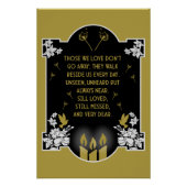 Bericht voor condoleanceondersteuning perfect poster (Voorkant)