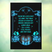 Bericht voor condoleanceondersteuning raamsticker (Vel 3)